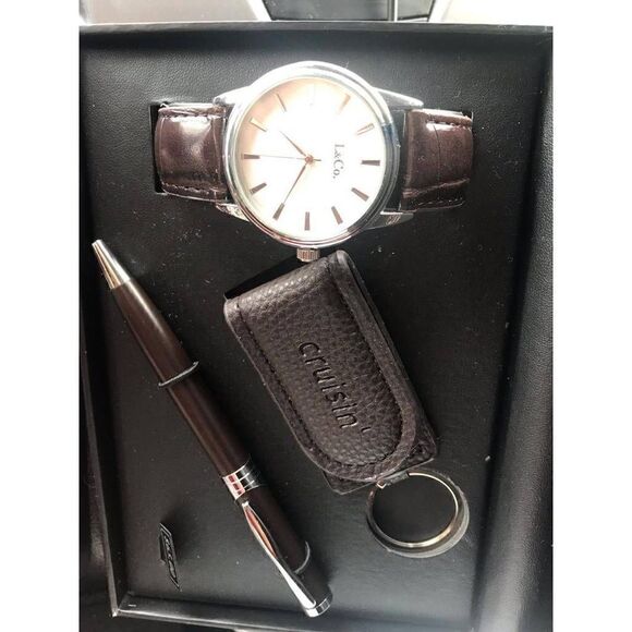 2 L& CO Timepieces Watch With Accesories And Gift Box - Picture 6 of 8